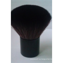 Cepillo de cara de cabello de cabra Kabuki de alta calidad de etiqueta privada
